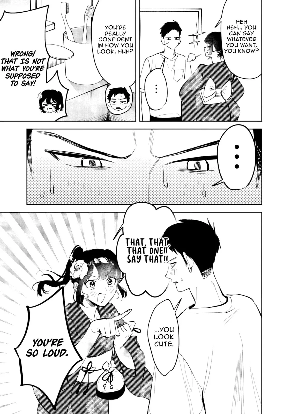 Living together with the queen from my high school days who was arrogant, surprisingly isn't that uncomfortable - Chapter 28 - Page 3