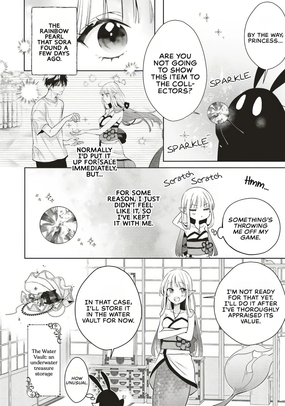 Akinai Ningyo to Soku no Hatsukoi - Chapter 3.1 - Page 4