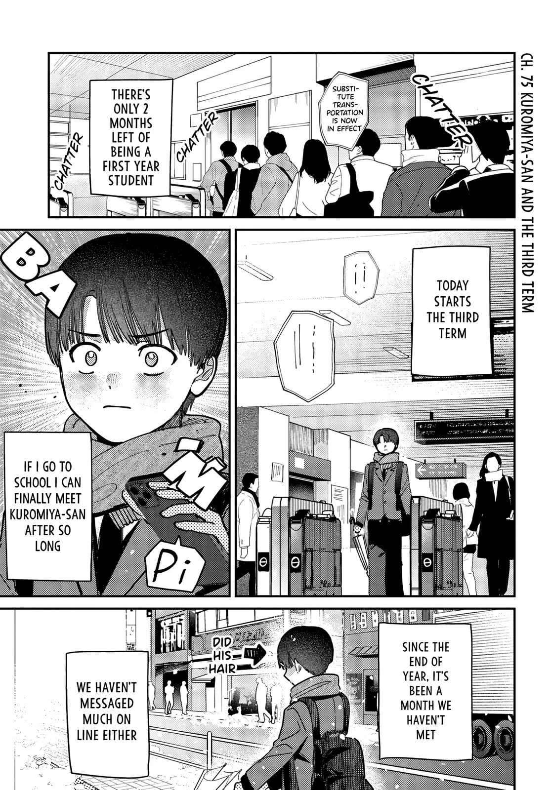 Houkago no Idol ni wa Himitsu ga aru - Chapter 75 - Page 1