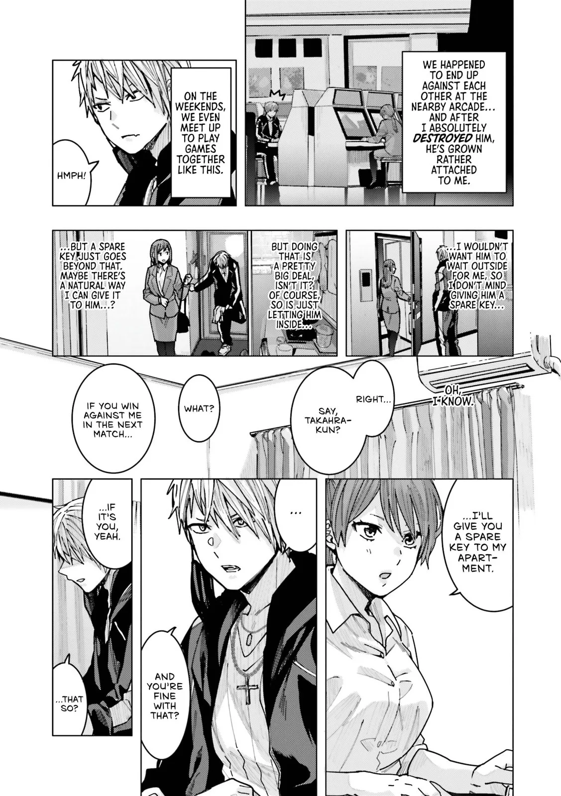 A Story About an Office Lady Who Ends Up Looking After a Clingy Delinquent High School Boy She Met at an Arcade - Chapter 2 - Page 3
