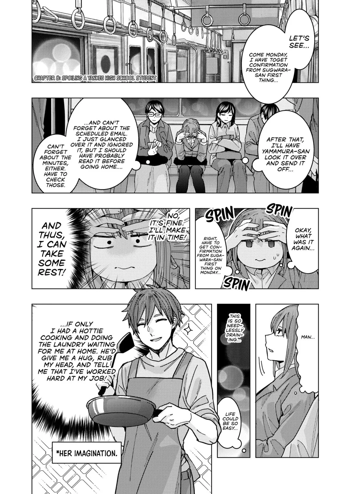 A Story About an Office Lady Who Ends Up Looking After a Clingy Delinquent High School Boy She Met at an Arcade - Chapter 8 - Page 1