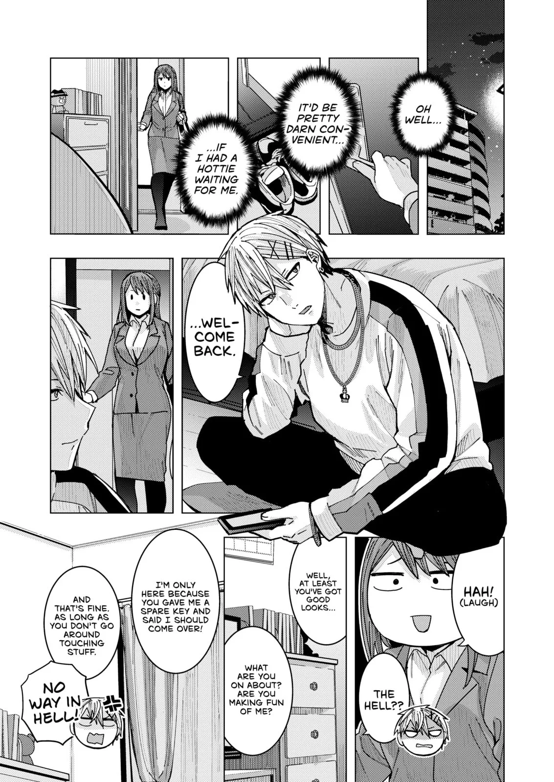 A Story About an Office Lady Who Ends Up Looking After a Clingy Delinquent High School Boy She Met at an Arcade - Chapter 8 - Page 2