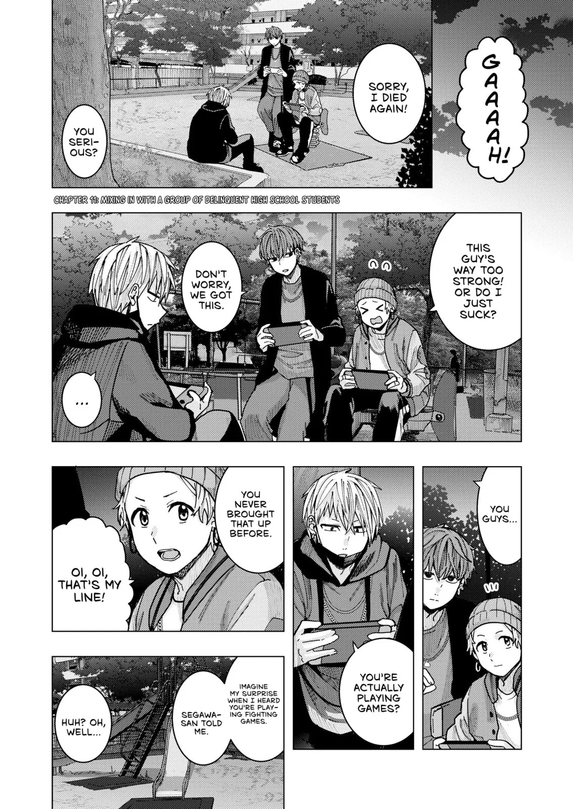 A Story About an Office Lady Who Ends Up Looking After a Clingy Delinquent High School Boy She Met at an Arcade - Chapter 11 - Page 1