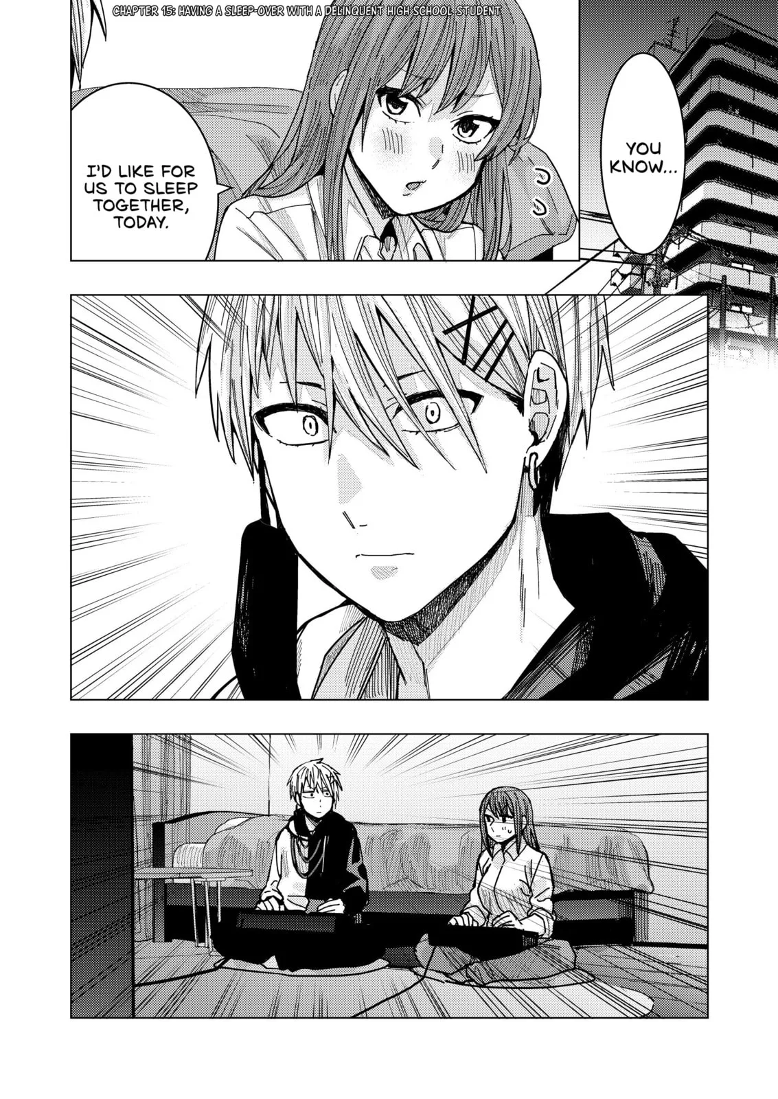 A Story About an Office Lady Who Ends Up Looking After a Clingy Delinquent High School Boy She Met at an Arcade - Chapter 15 - Page 1