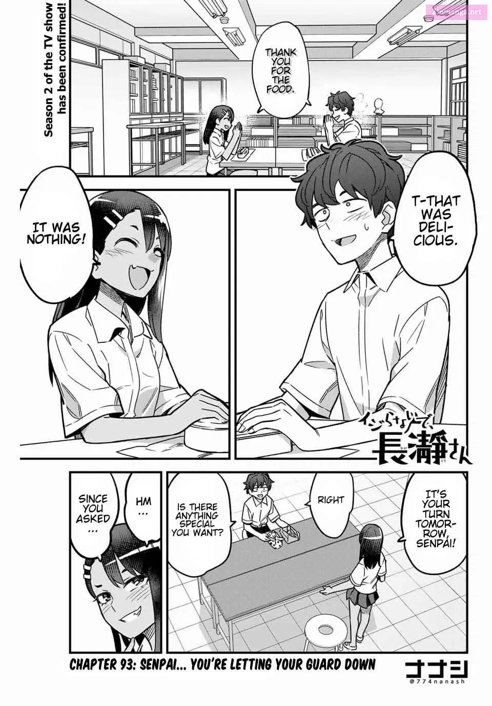 Don't Toy With Me, Miss Nagatoro! - Chapter 93 - Page 1