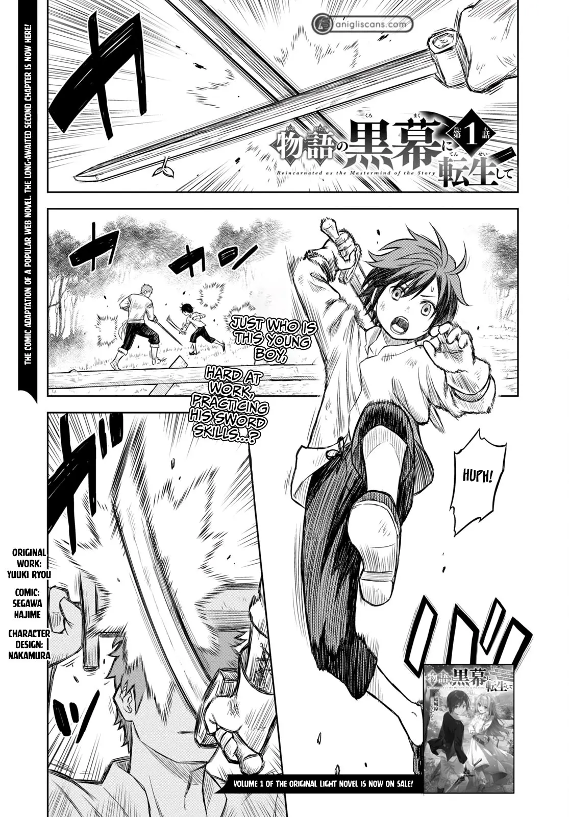 Monogatari no Kuromaku ni Tensei Shite - Chapter 1 - Page 1