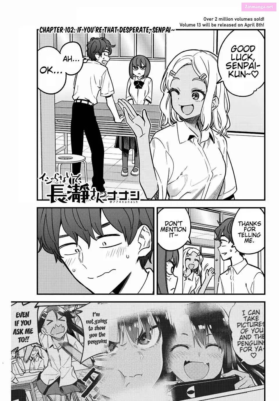 Don't Toy With Me, Miss Nagatoro! - Chapter 102 - Page 1
