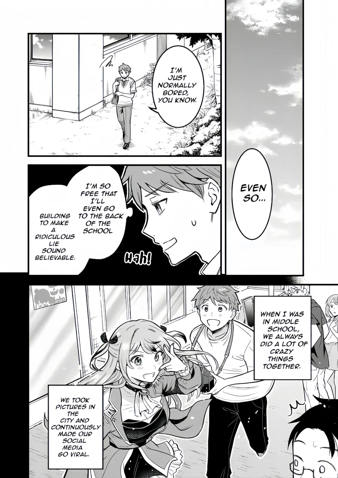 Only I Know That Our Innocent Class President was Once a Chuunibyou Idol - Chapter 1 - Page 26