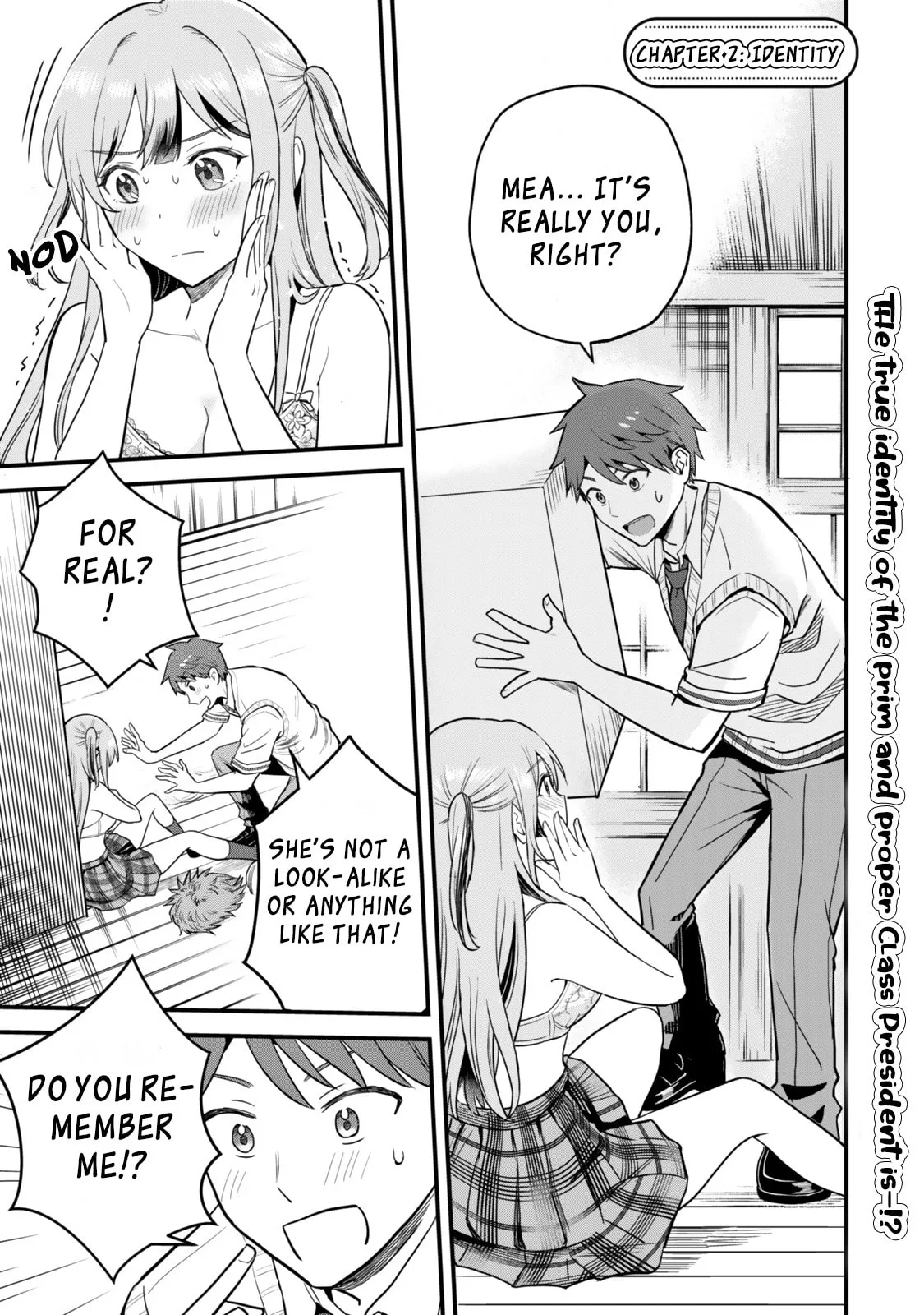Only I Know That Our Innocent Class President was Once a Chuunibyou Idol - Chapter 2 - Page 1