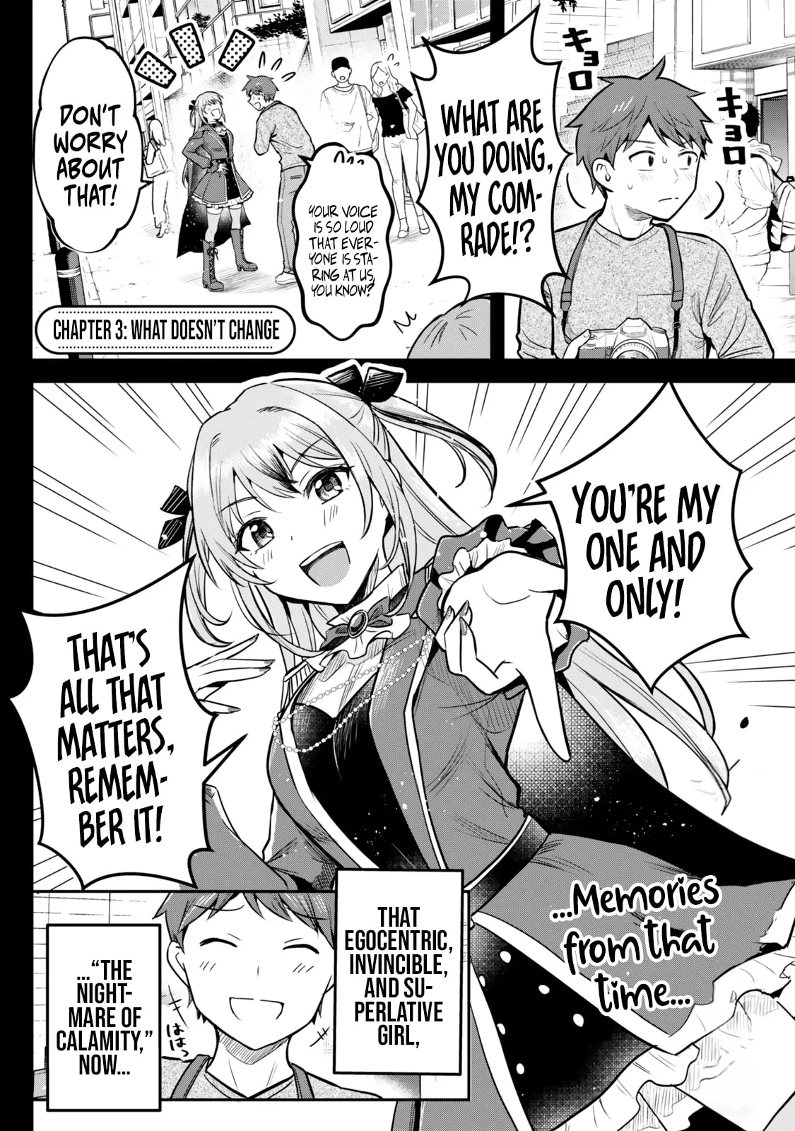Only I Know That Our Innocent Class President was Once a Chuunibyou Idol - Chapter 3 - Page 1