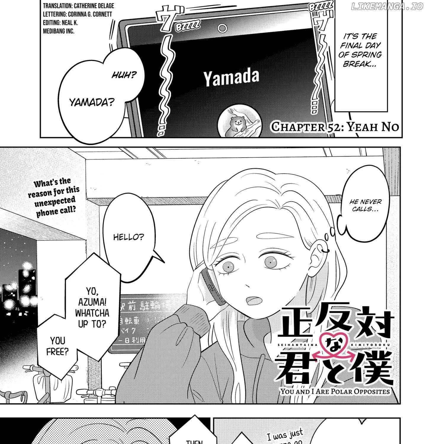 You and I Are Polar Opposites - Chapter 52 - Page 1