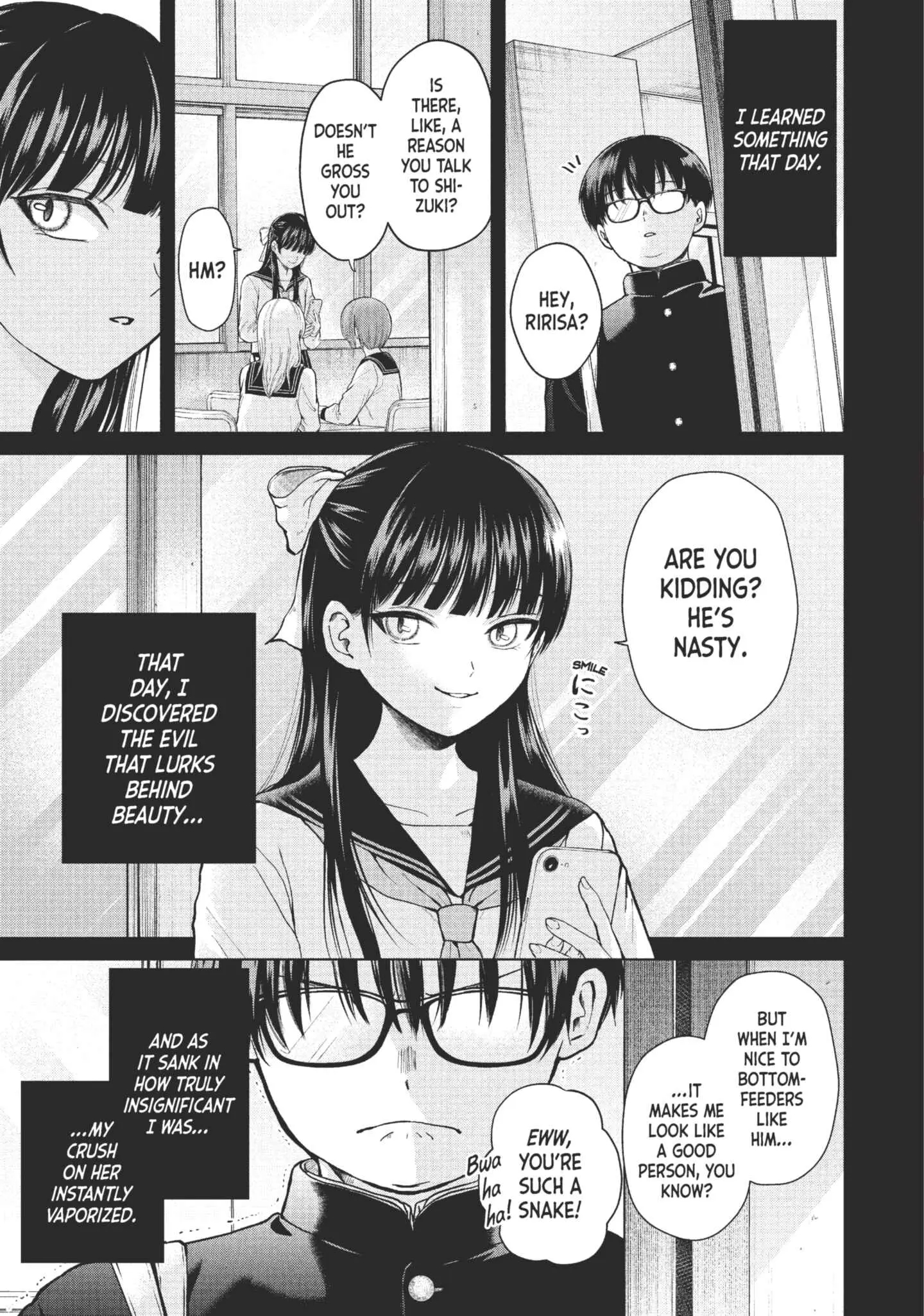 Kusunoki's Flunking Her High School Glow-Up - Chapter 1 - Page 4