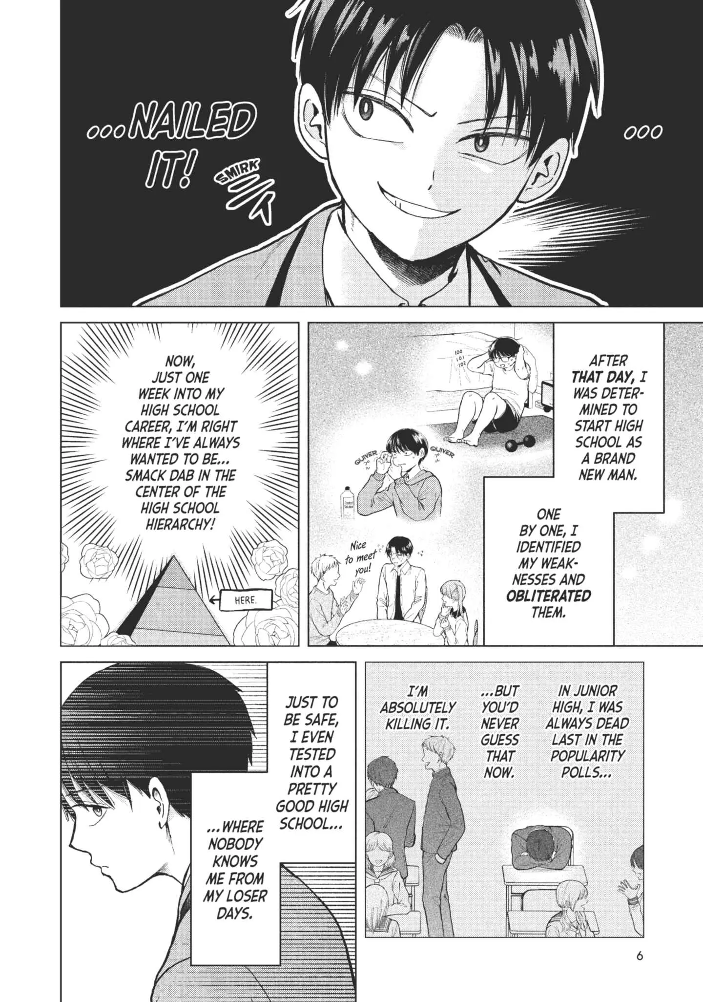 Kusunoki's Flunking Her High School Glow-Up - Chapter 1 - Page 7