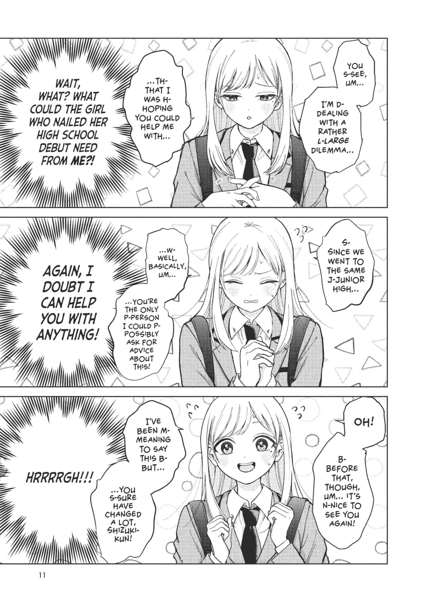 Kusunoki's Flunking Her High School Glow-Up - Chapter 1 - Page 12