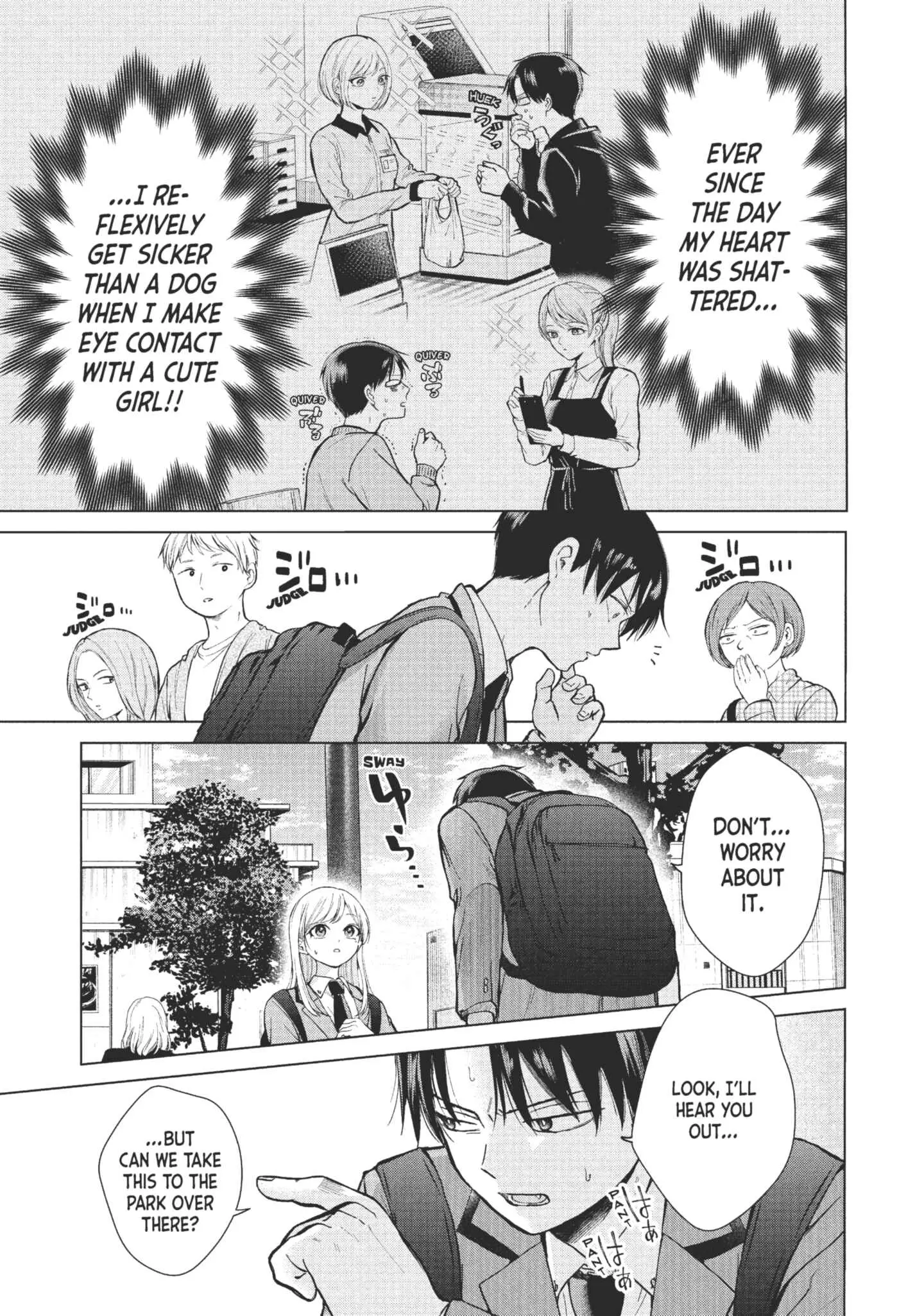 Kusunoki's Flunking Her High School Glow-Up - Chapter 1 - Page 14