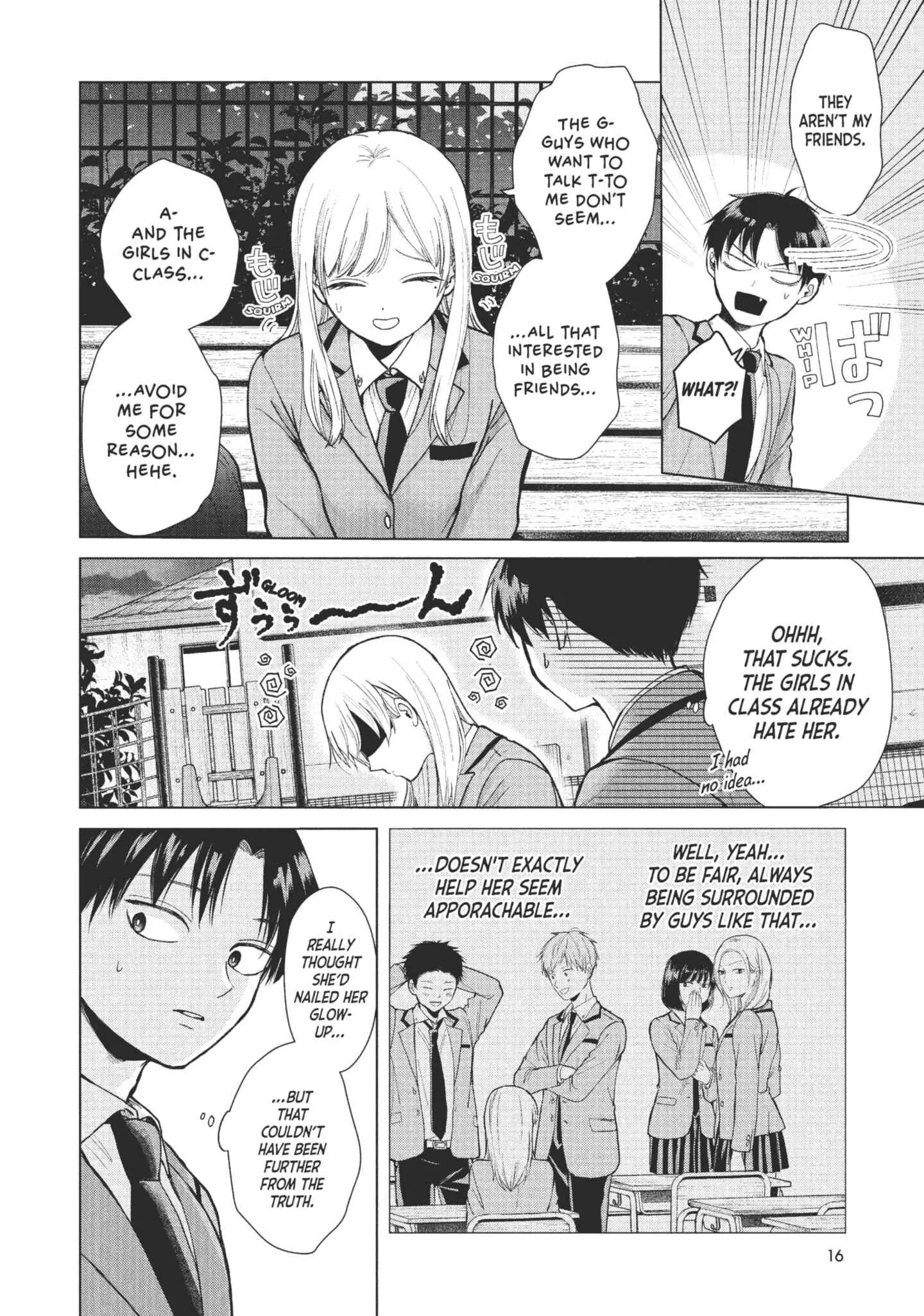 Kusunoki's Flunking Her High School Glow-Up - Chapter 1 - Page 17