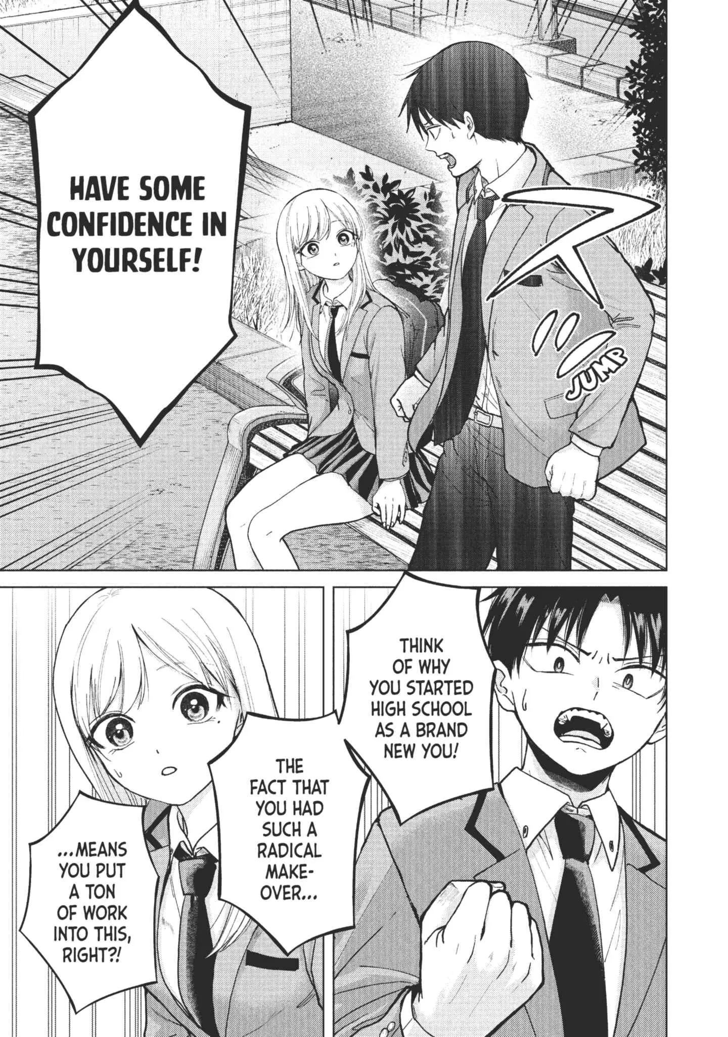 Kusunoki's Flunking Her High School Glow-Up - Chapter 1 - Page 20