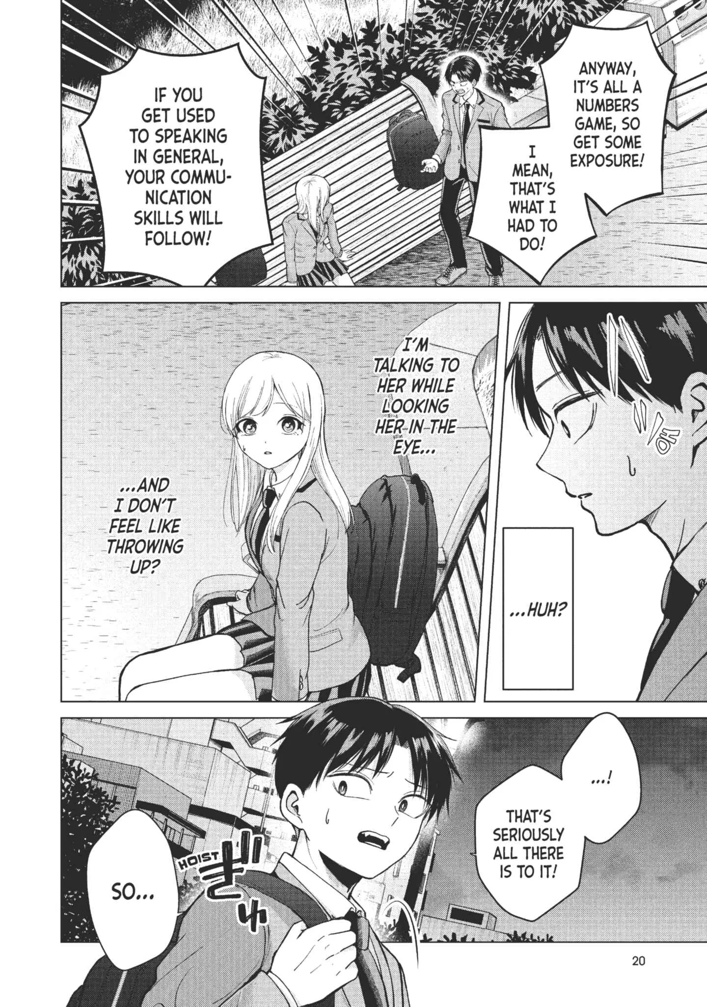 Kusunoki's Flunking Her High School Glow-Up - Chapter 1 - Page 21