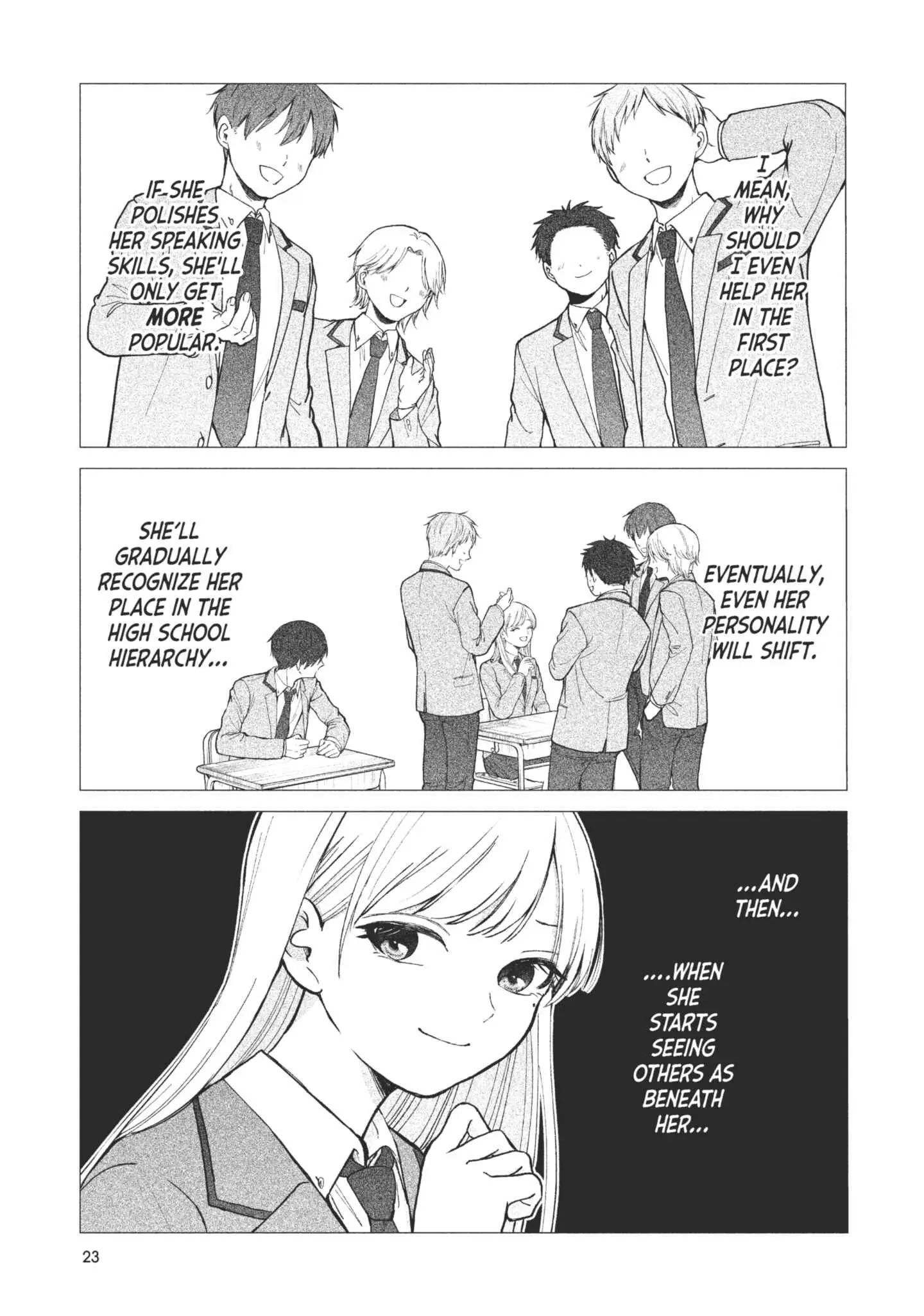Kusunoki's Flunking Her High School Glow-Up - Chapter 1 - Page 24