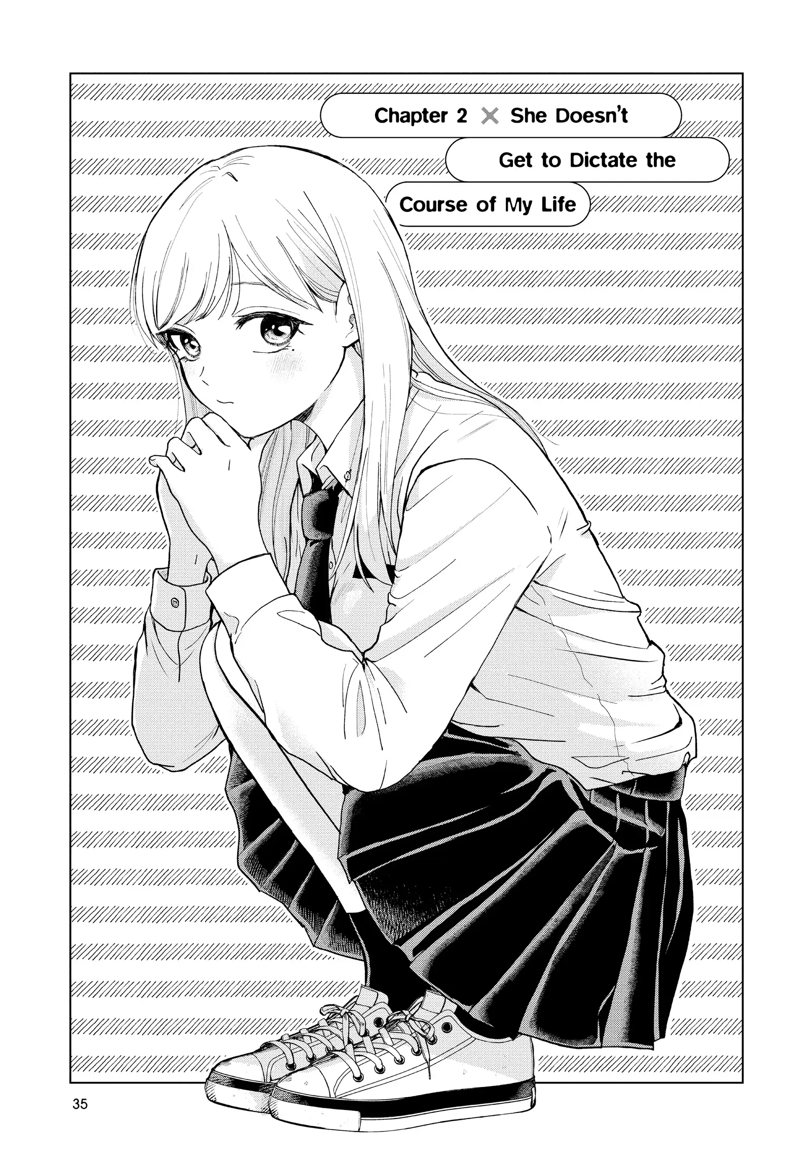 Kusunoki's Flunking Her High School Glow-Up - Chapter 2 - Page 1