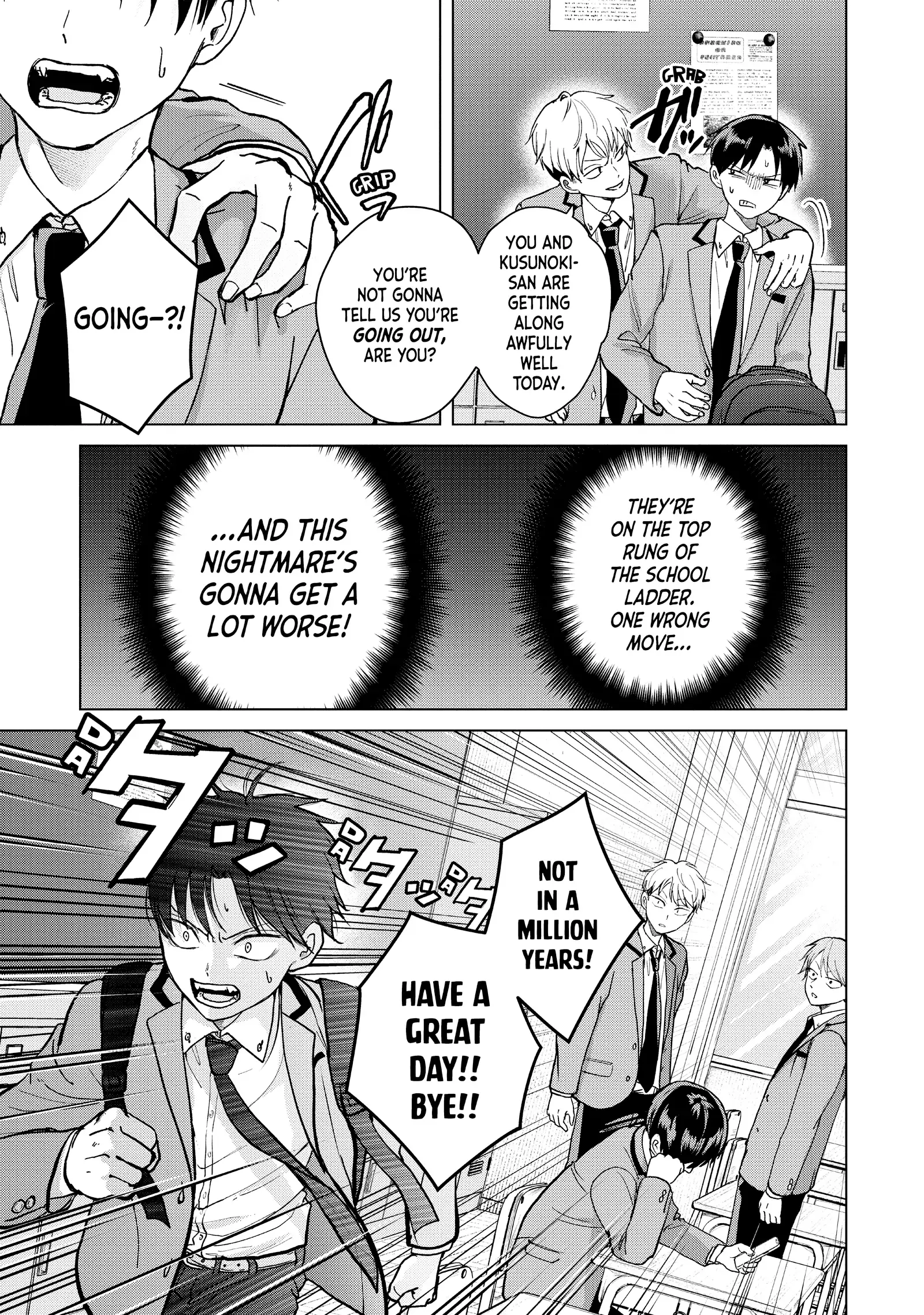 Kusunoki's Flunking Her High School Glow-Up - Chapter 2 - Page 11