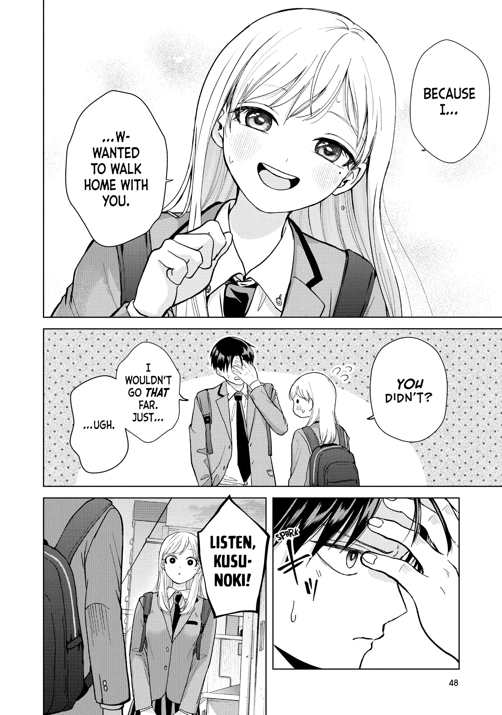 Kusunoki's Flunking Her High School Glow-Up - Chapter 2 - Page 14
