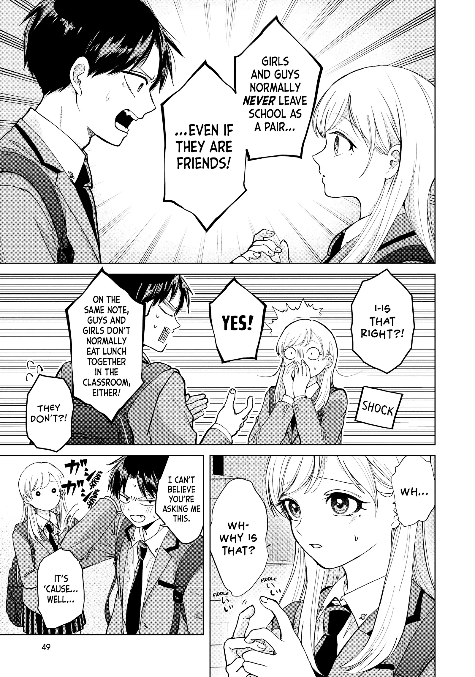 Kusunoki's Flunking Her High School Glow-Up - Chapter 2 - Page 15