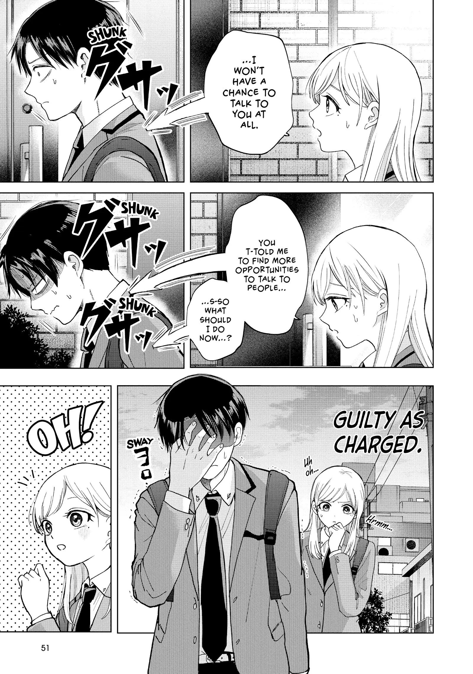 Kusunoki's Flunking Her High School Glow-Up - Chapter 2 - Page 17