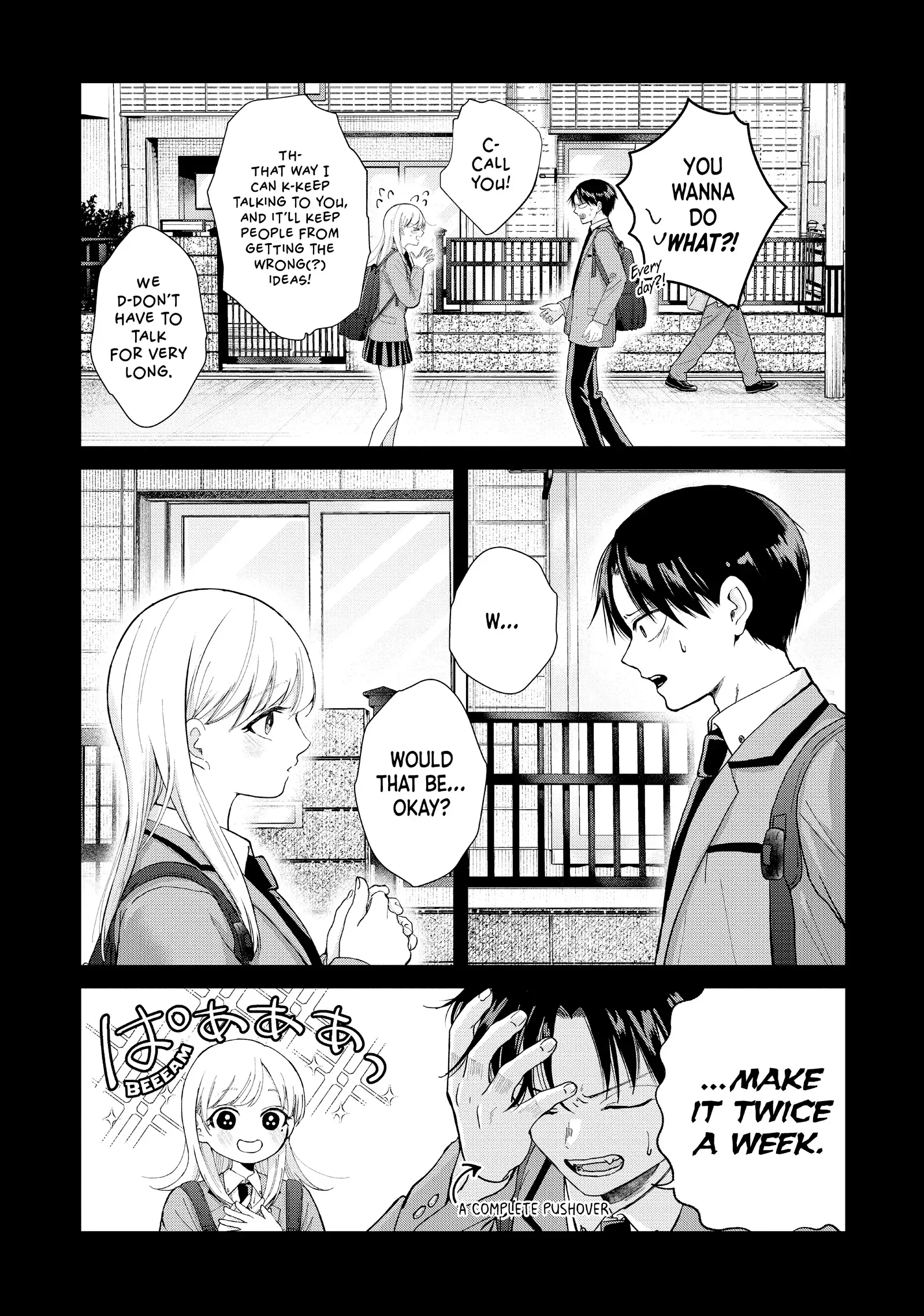 Kusunoki's Flunking Her High School Glow-Up - Chapter 3 - Page 2