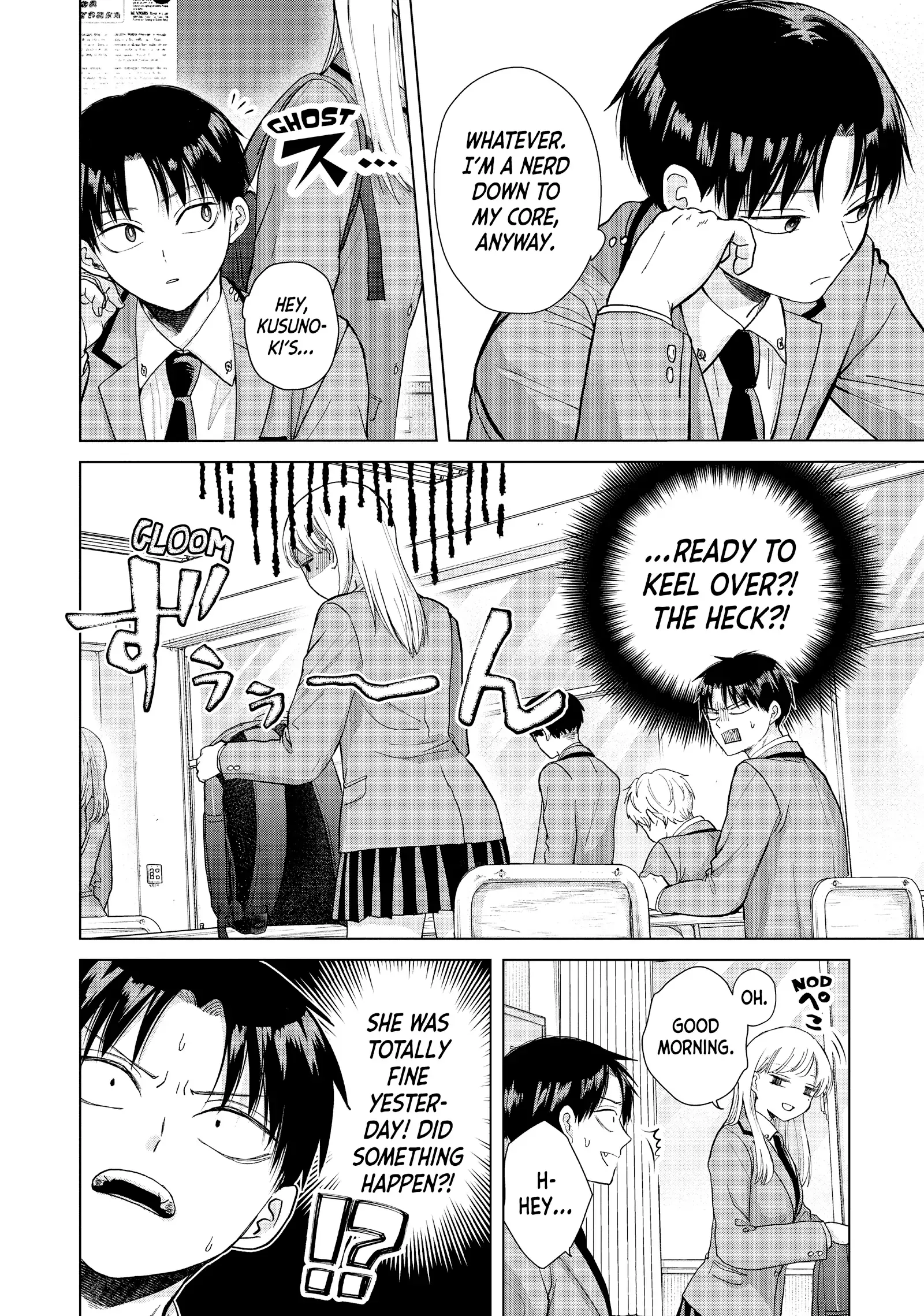 Kusunoki's Flunking Her High School Glow-Up - Chapter 3 - Page 12