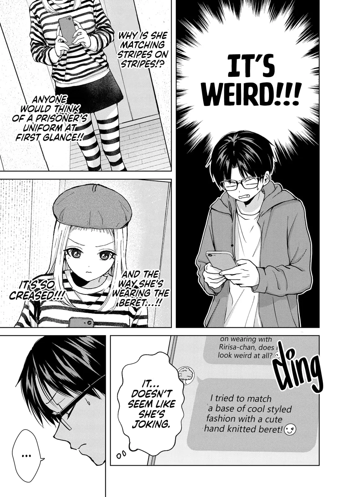 Kusunoki's Flunking Her High School Glow-Up - Chapter 9 - Page 17