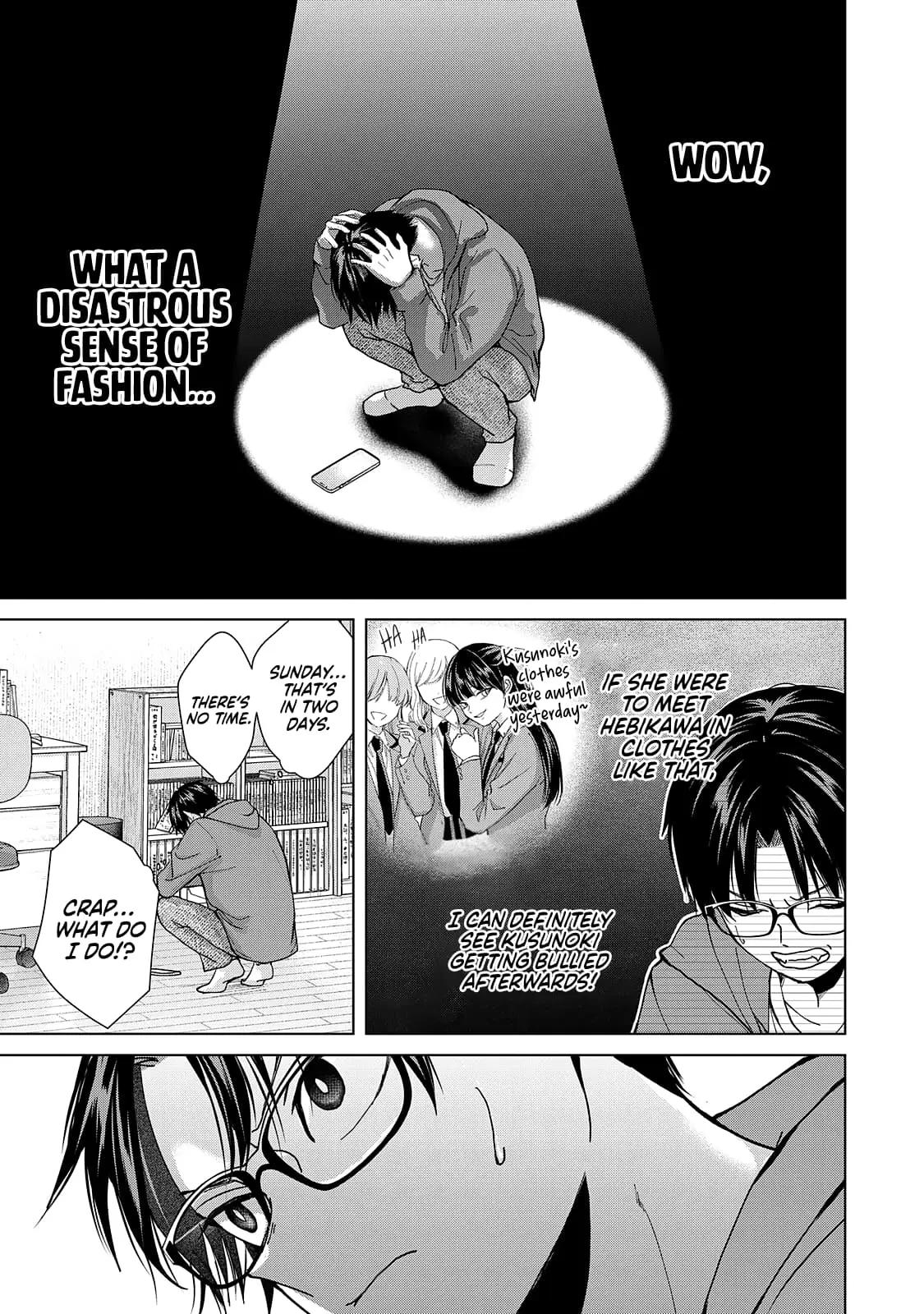 Kusunoki's Flunking Her High School Glow-Up - Chapter 9 - Page 19