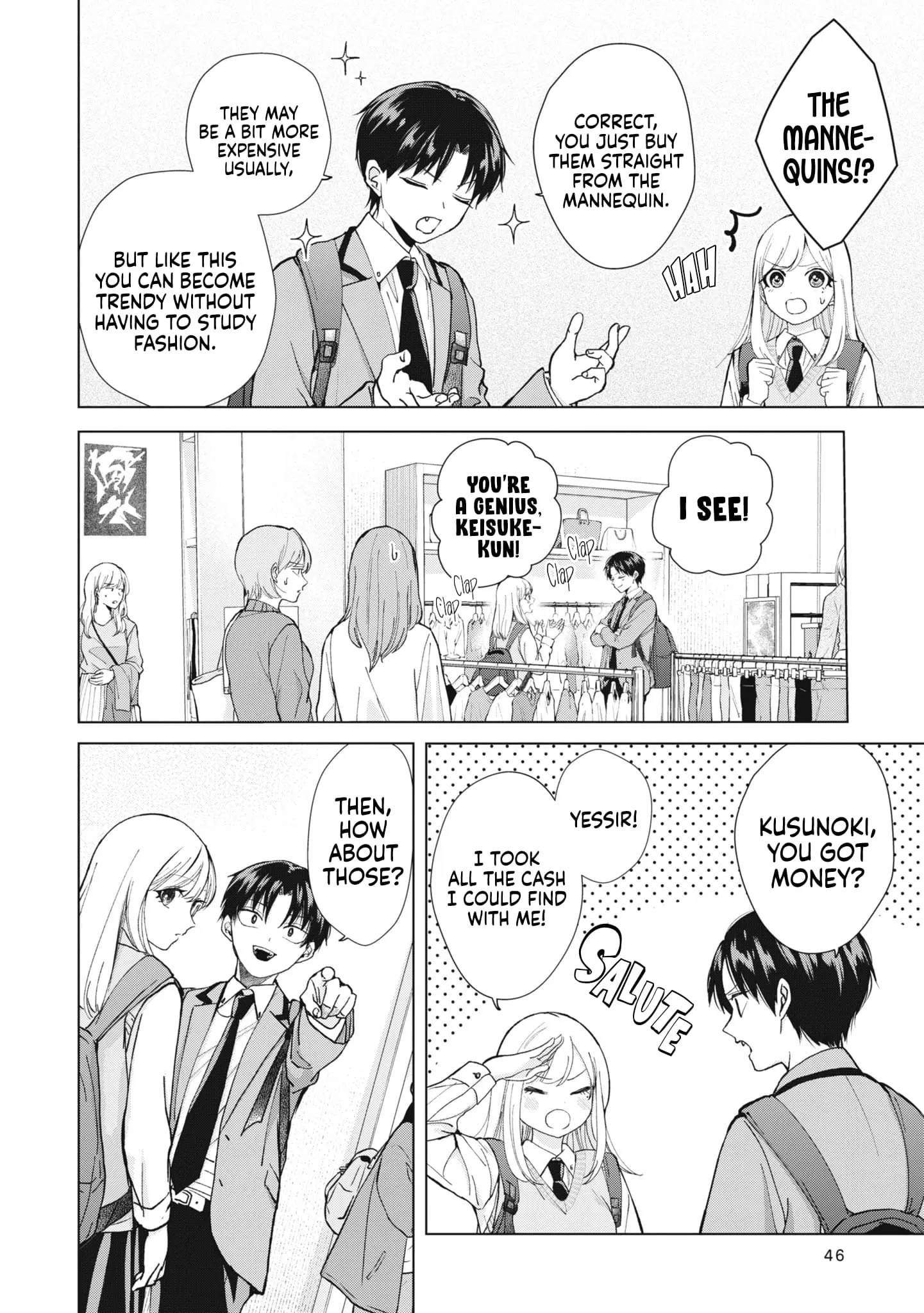Kusunoki's Flunking Her High School Glow-Up - Chapter 10 - Page 8