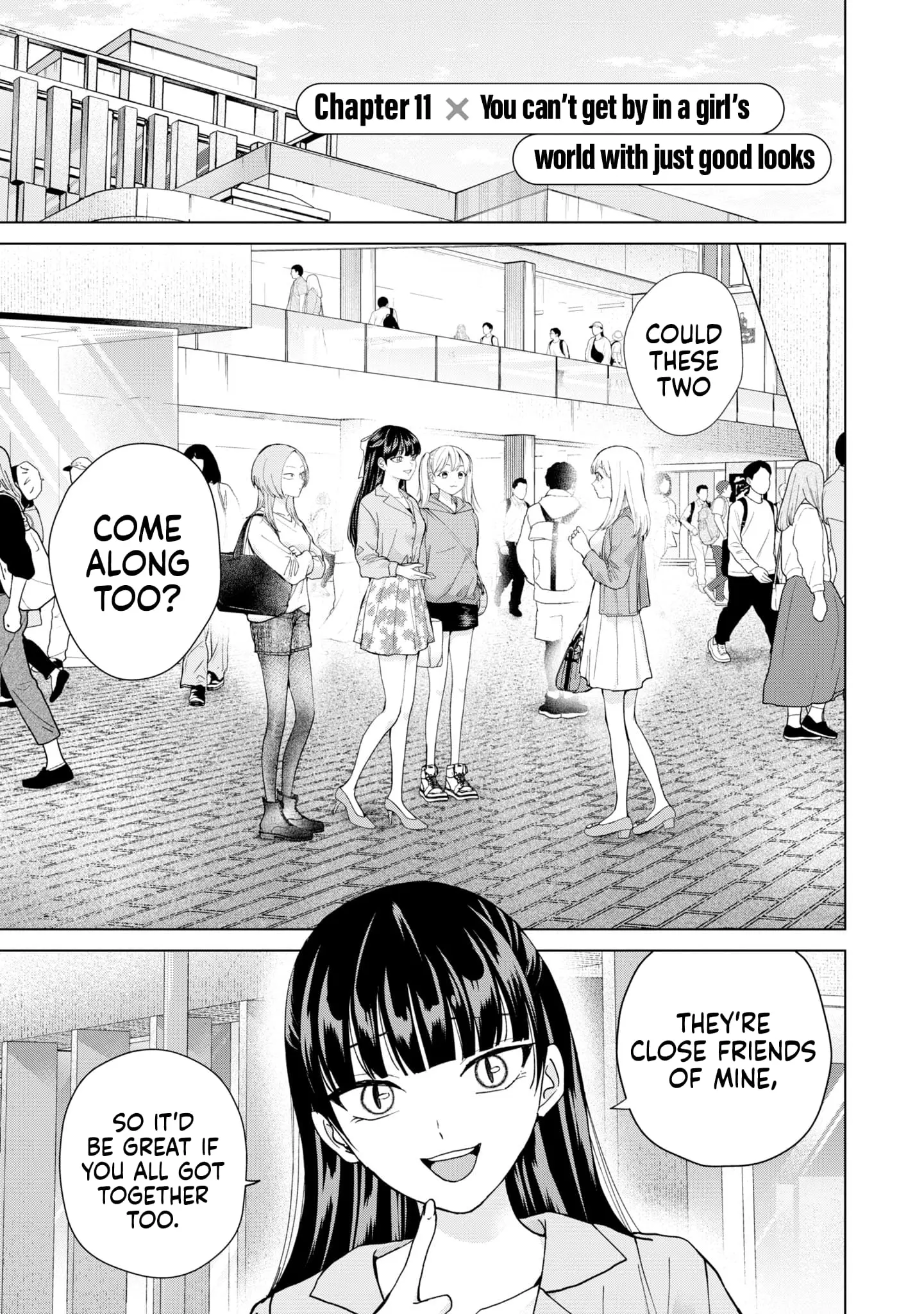 Kusunoki's Flunking Her High School Glow-Up - Chapter 11 - Page 1