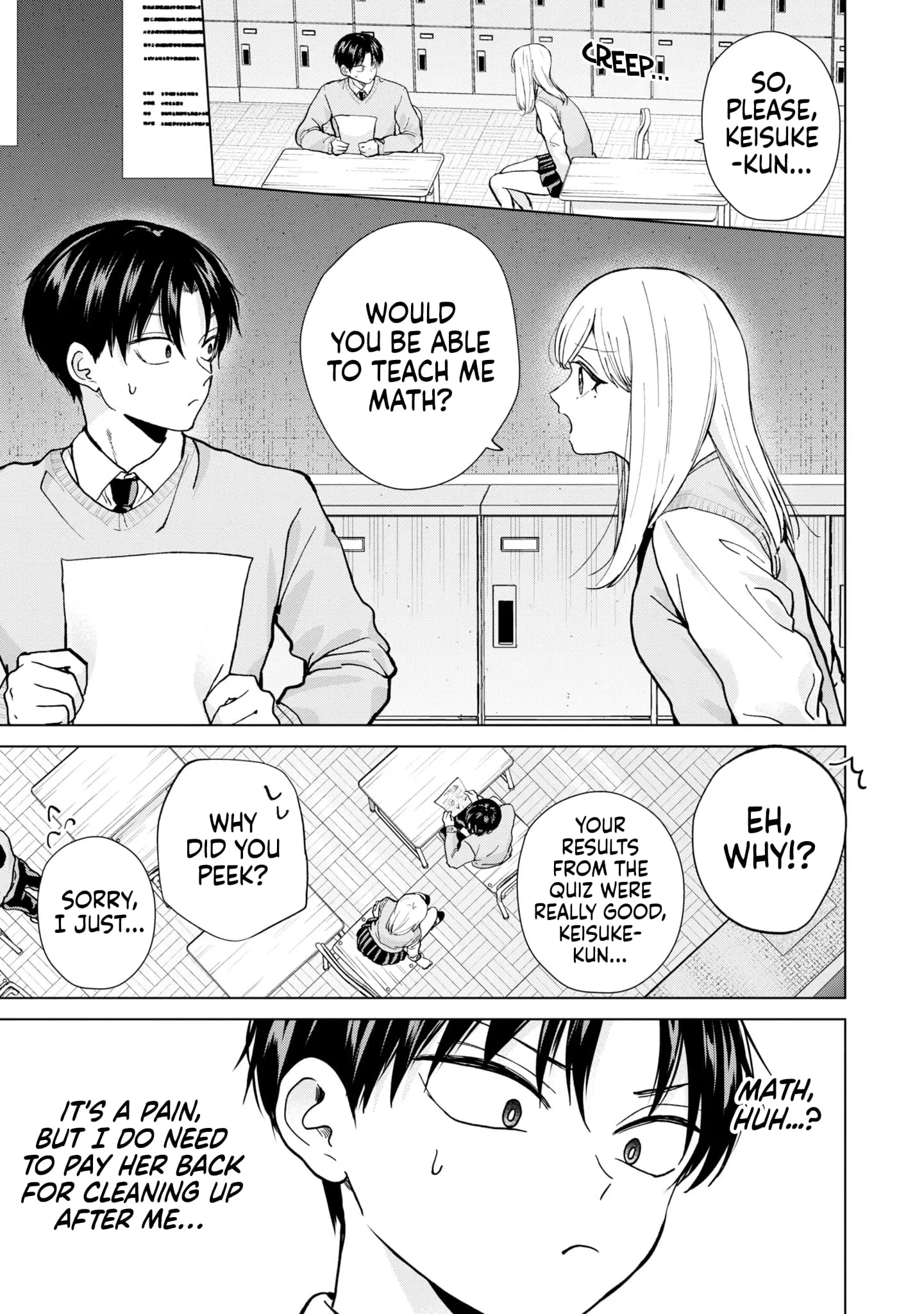 Kusunoki's Flunking Her High School Glow-Up - Chapter 14 - Page 17