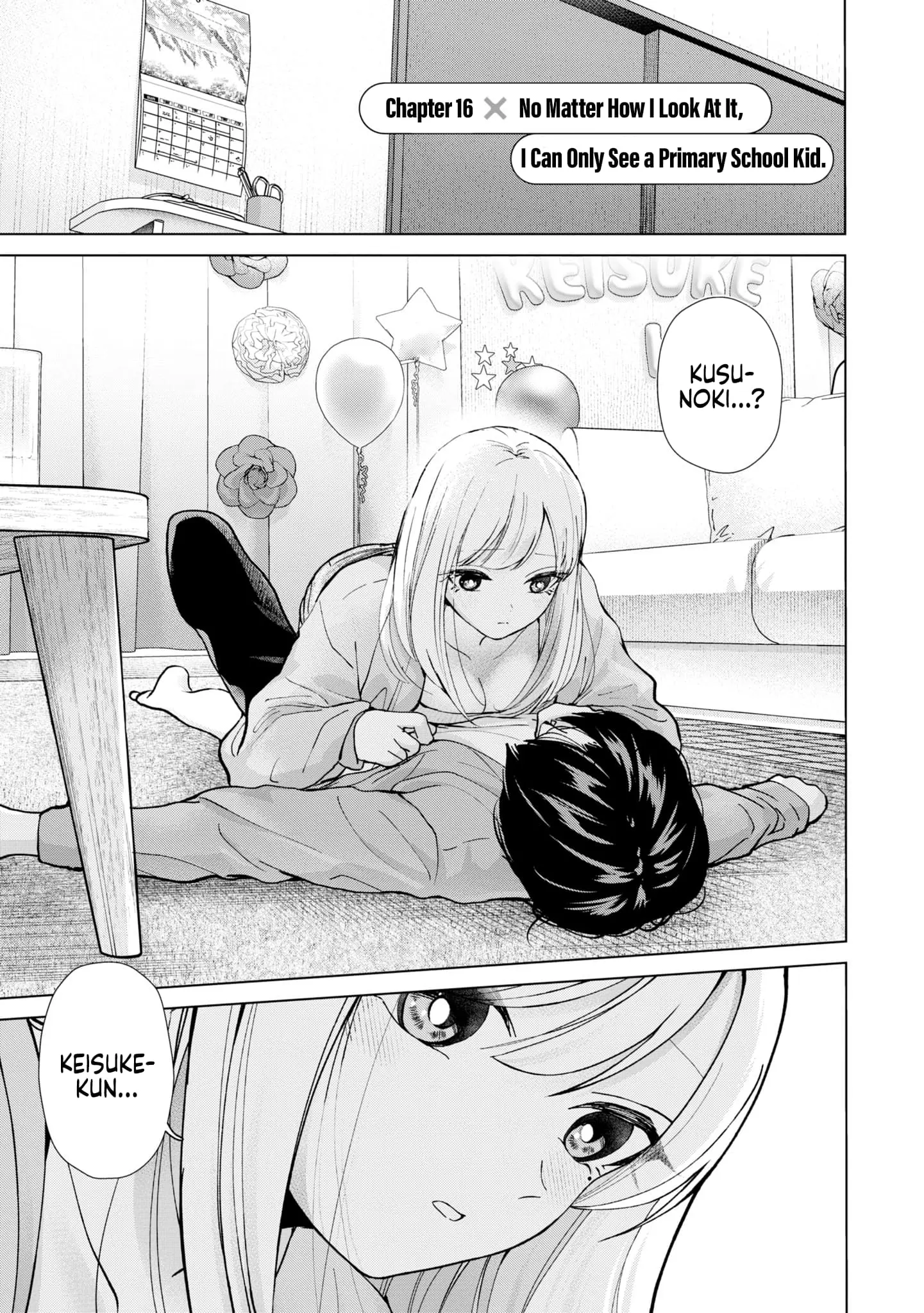 Kusunoki's Flunking Her High School Glow-Up - Chapter 16 - Page 1