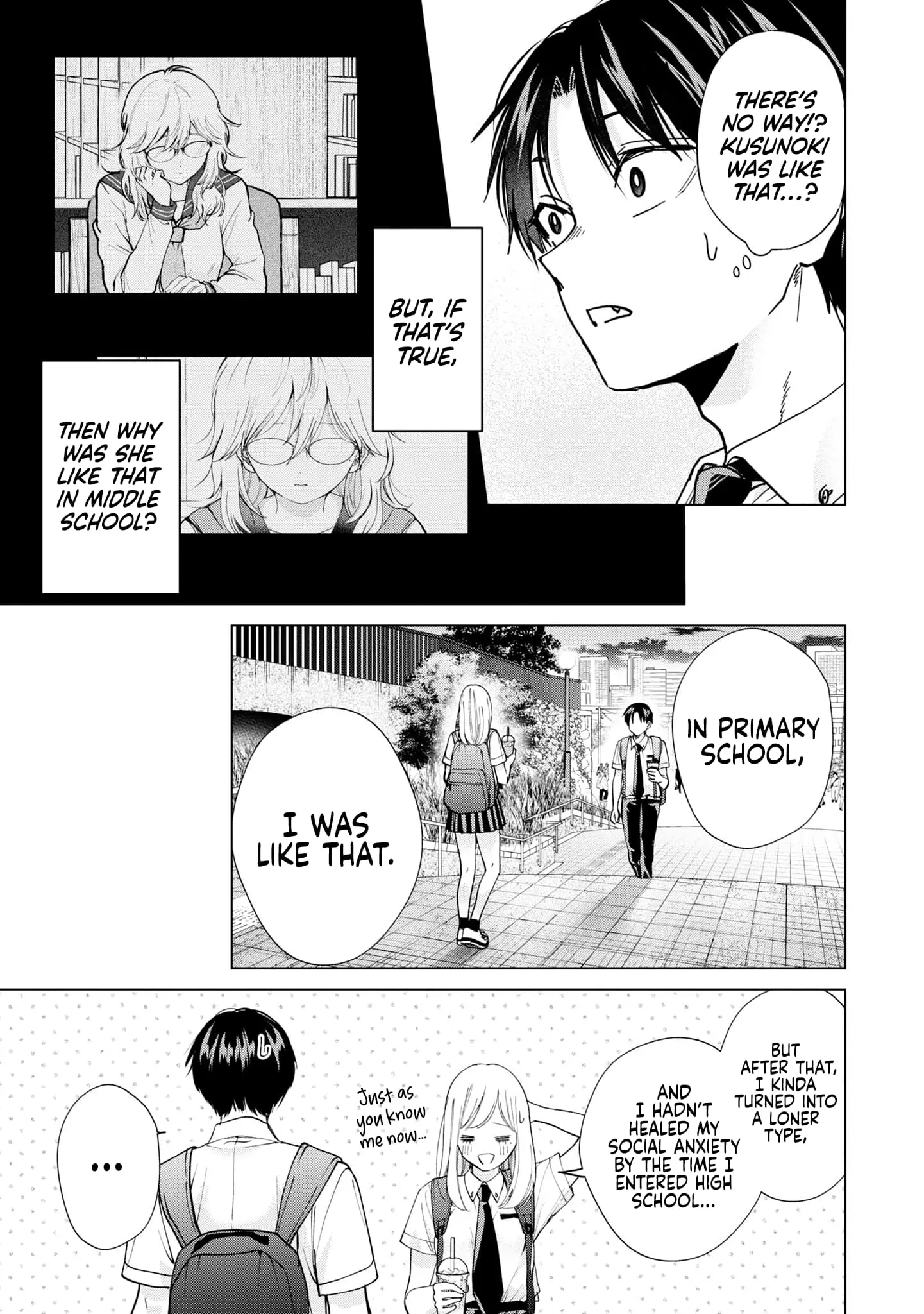 Kusunoki's Flunking Her High School Glow-Up - Chapter 18 - Page 9