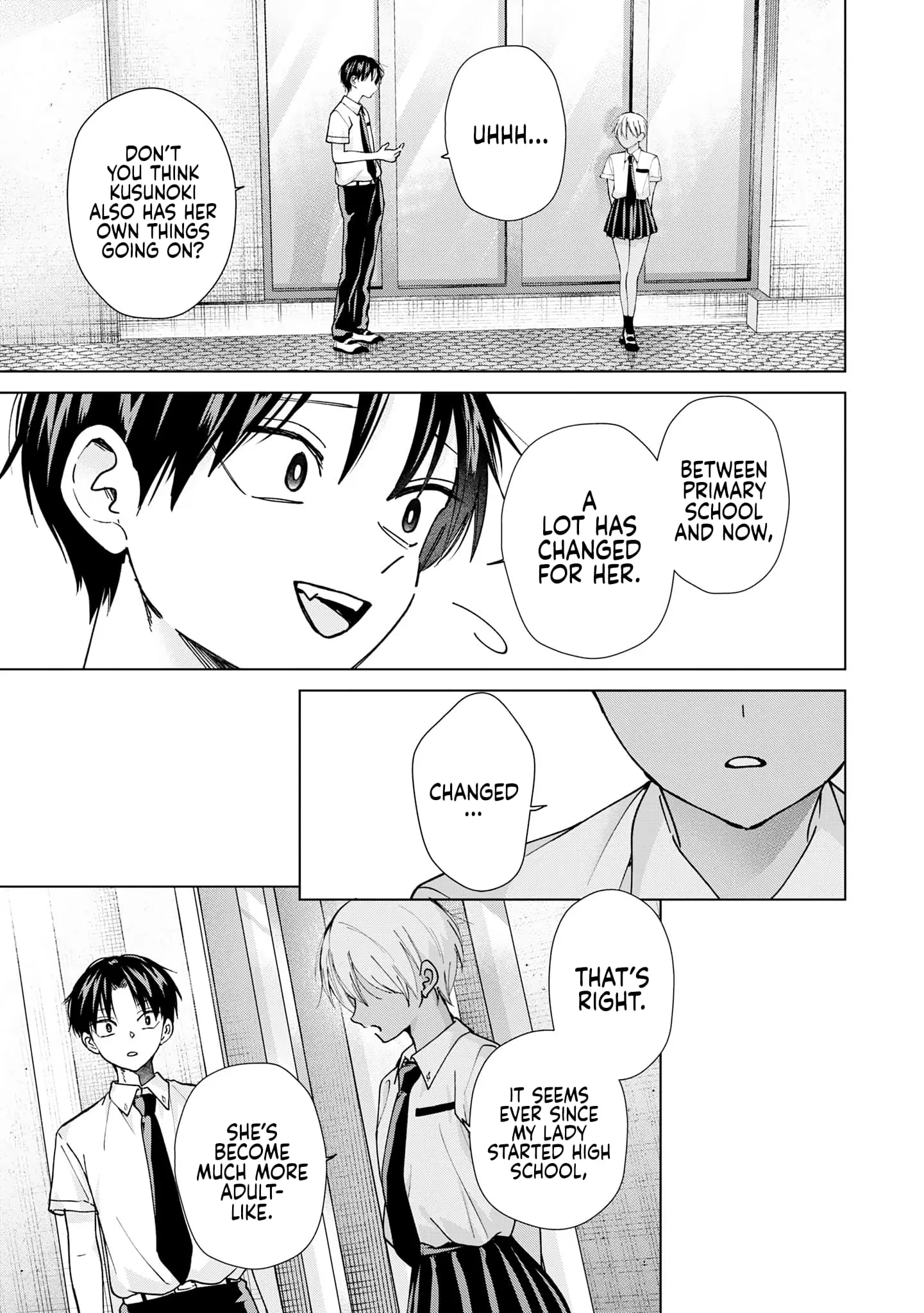 Kusunoki's Flunking Her High School Glow-Up - Chapter 18 - Page 19