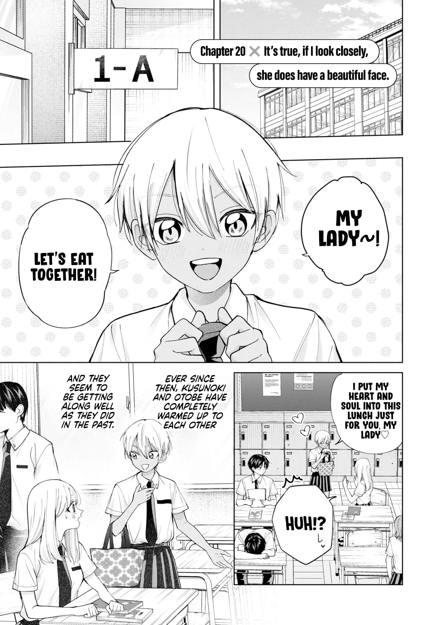 Kusunoki's Flunking Her High School Glow-Up - Chapter 20 - Page 1