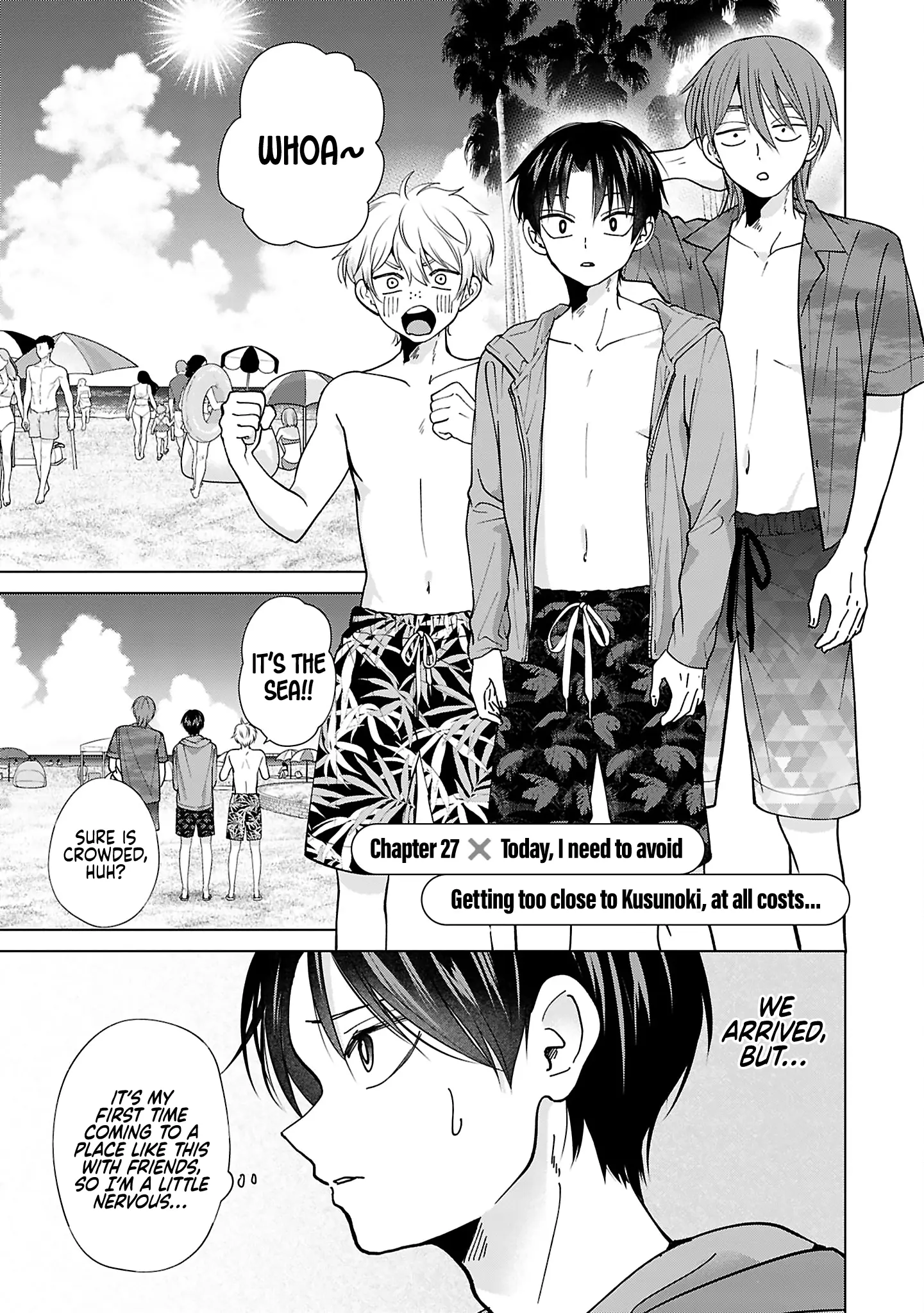 Kusunoki's Flunking Her High School Glow-Up - Chapter 27 - Page 1
