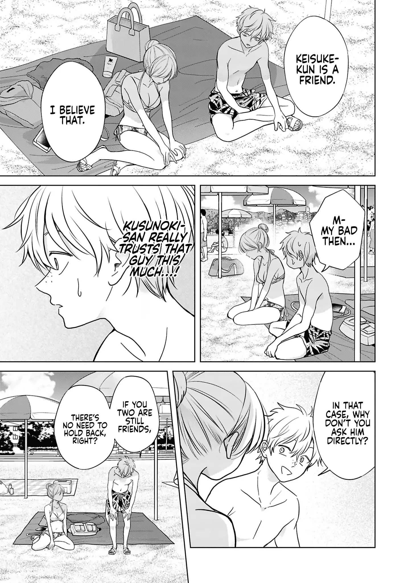 Kusunoki's Flunking Her High School Glow-Up - Chapter 28 - Page 7