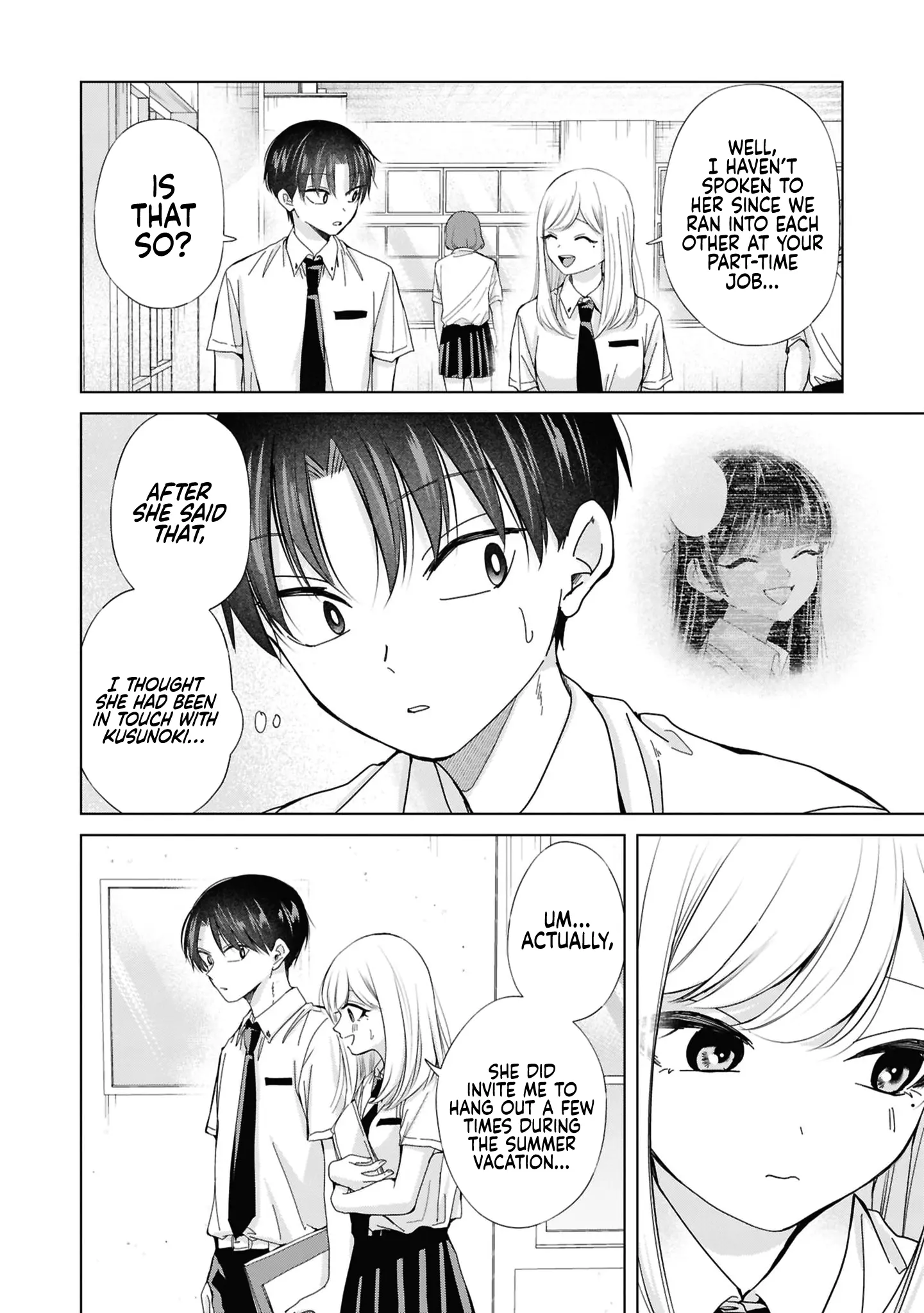 Kusunoki's Flunking Her High School Glow-Up - Chapter 30 - Page 8