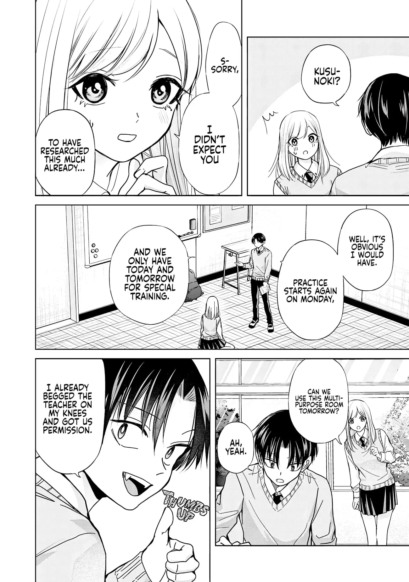 Kusunoki's Flunking Her High School Glow-Up - Chapter 35.1 - Page 2
