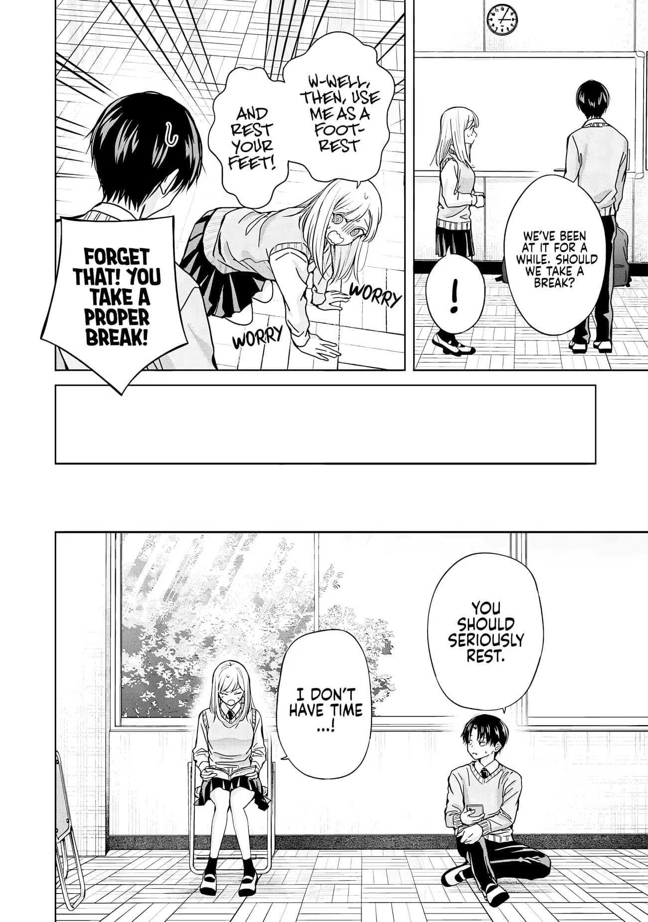 Kusunoki's Flunking Her High School Glow-Up - Chapter 35.1 - Page 6