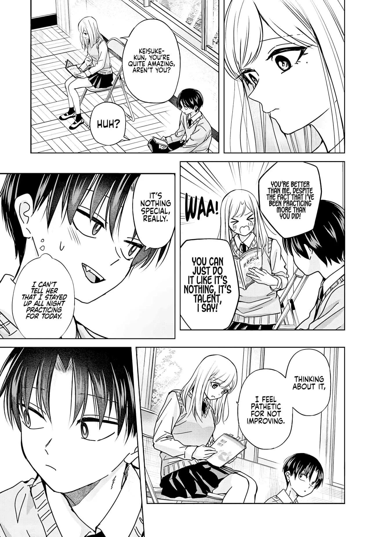 Kusunoki's Flunking Her High School Glow-Up - Chapter 35.1 - Page 7