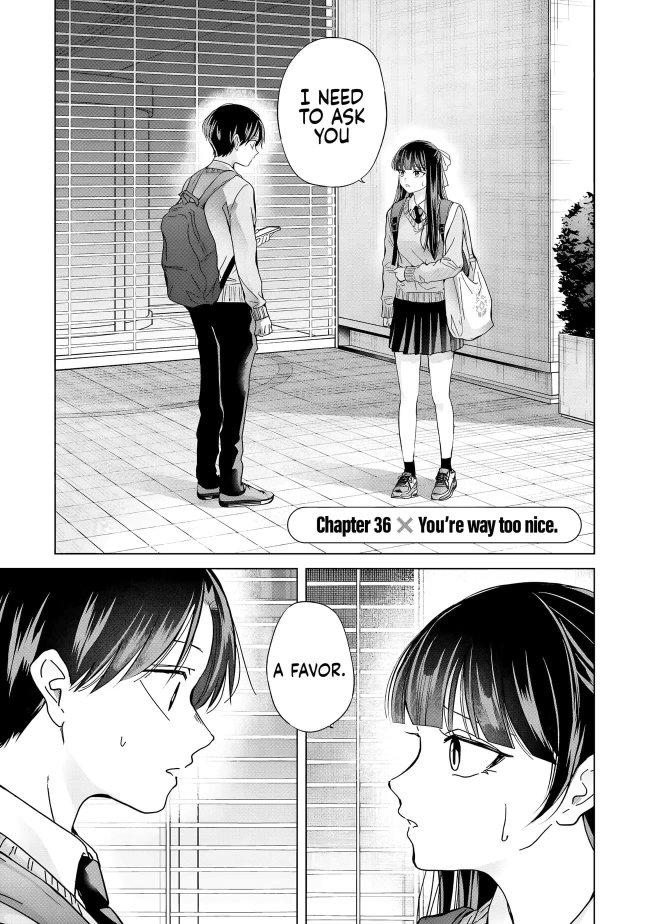 Kusunoki's Flunking Her High School Glow-Up - Chapter 36 - Page 1