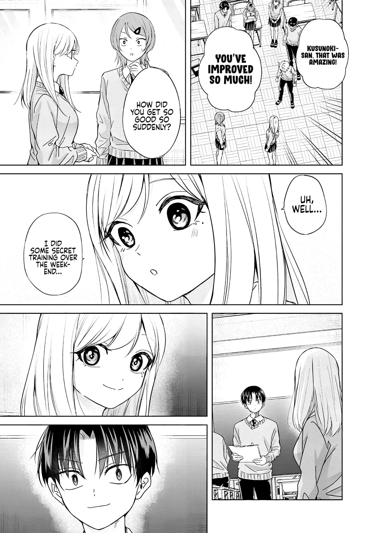 Kusunoki's Flunking Her High School Glow-Up - Chapter 37 - Page 3