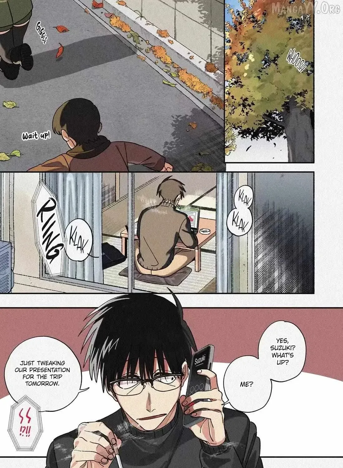 Super no Ura de Yani Suu Futari - Chapter 57 - Page 1