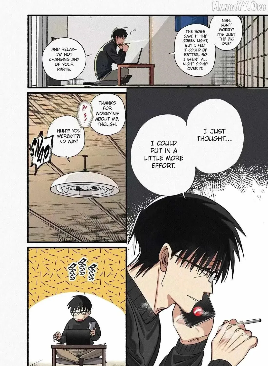 Super no Ura de Yani Suu Futari - Chapter 57 - Page 4