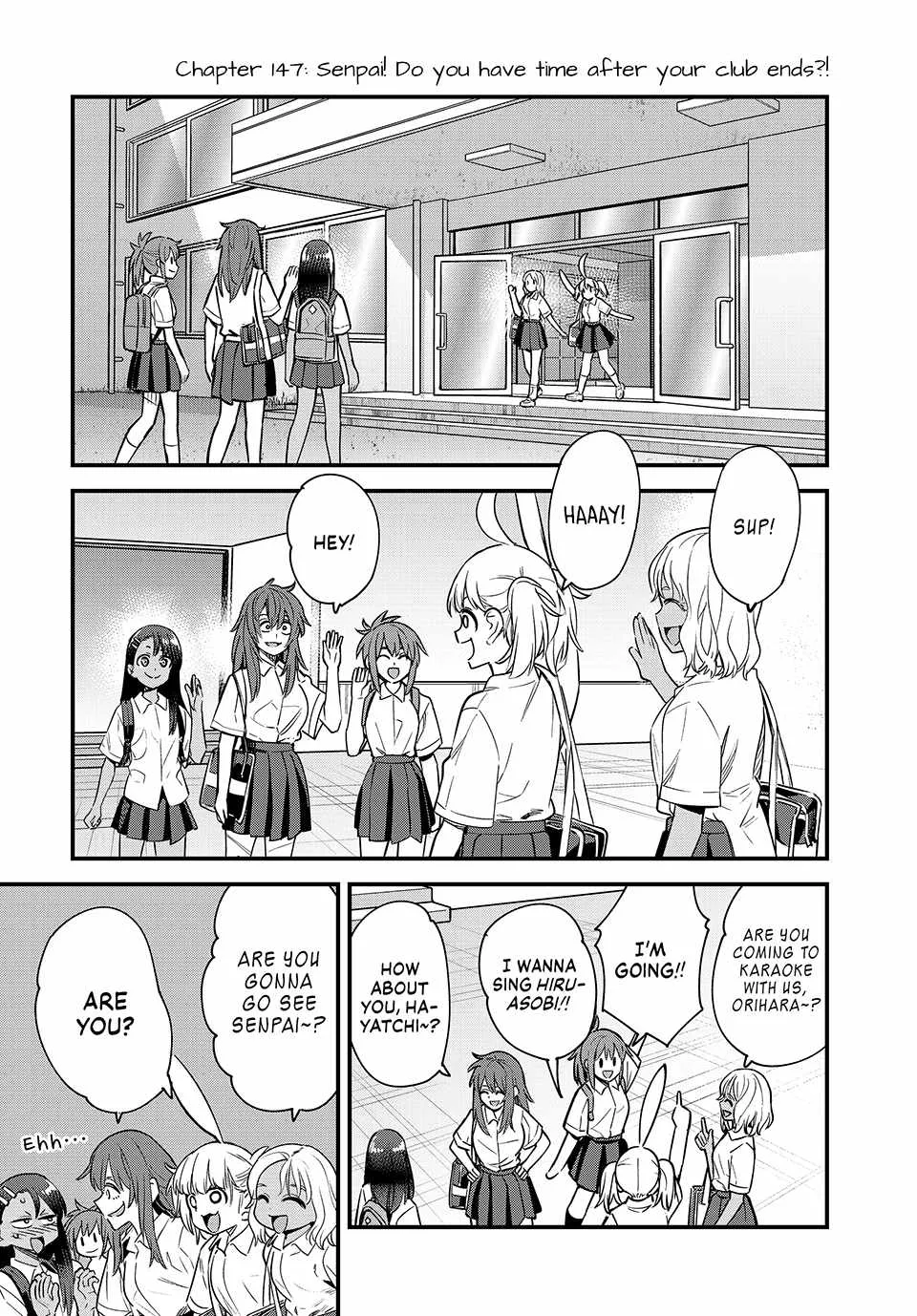 Don't Toy With Me, Miss Nagatoro! - Chapter 147 - Page 1